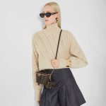 FENDI Fendi Vanity Tobacco brown FF jacquard fabric mini-bag - Image 5